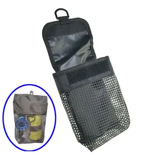 scuba diving reel bolt snap smb safety marker buoy mesh gear bag equipment holder carry pouch choice of colors free global shipping