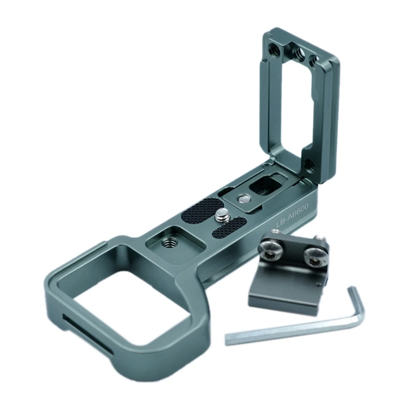 

Scalable Quick Release L-Plate Bracket Vertical Hand L Plate Grip Hotshoe for Sony A6600