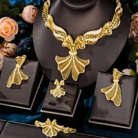 GODKI BOHO Luxury Gorgeous Big Bow Pendant Earrings Necklace Jewelry Set Super for Women Ladies Girl Best Gift High Quality