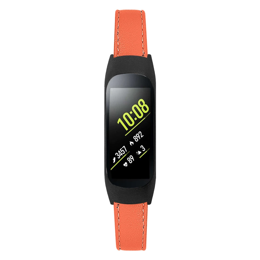 Подлинный классический кожаный ремешок для samsung galaxy fit-e SM-R375 ремешок с чехлом с пряжкой Шестерня классические ремешки бизнес-часы