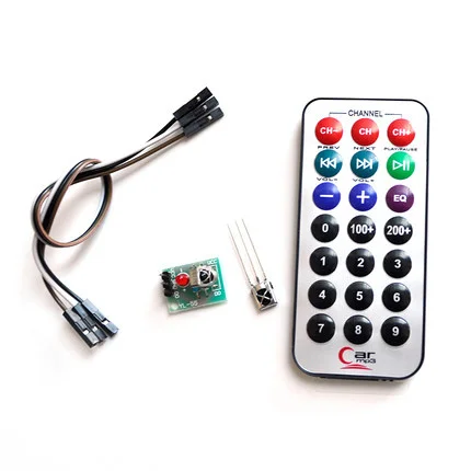 

3-piece Set, Mcu Infrared Remote Control Module Receiving Head Hx1838 Nec Coded Infrared Remote Controller New