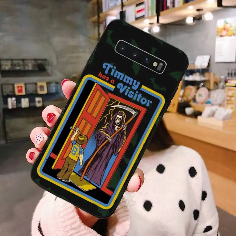 

Halloween bat horror Phone Cases For Samsung A50 A51 A71 A20E A20S S10 S20 S21 S30 Plus ultra 5G M11 funda shell
