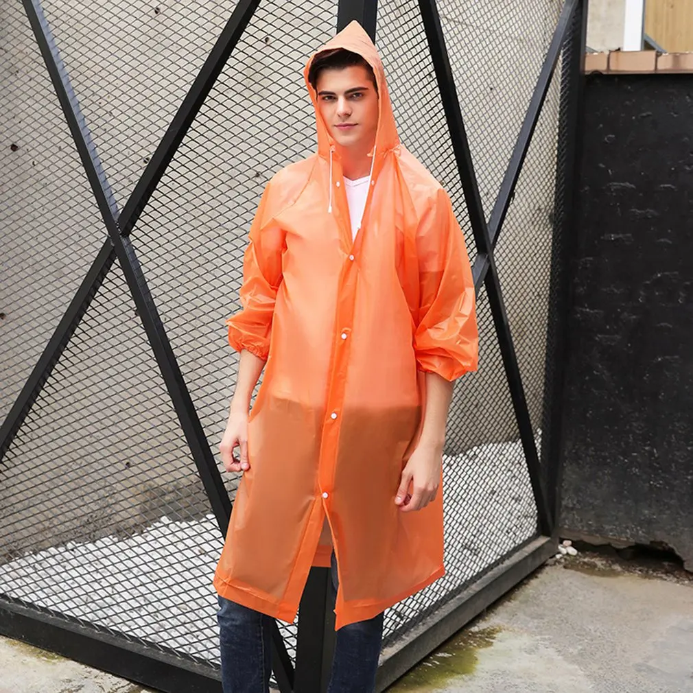 Водонепроницаемый толстый одноразовый дождевик для езды на велосипеде модный