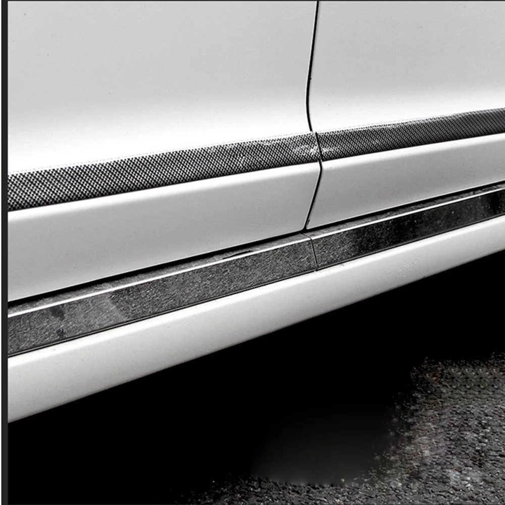 Car Stickers 5D Carbon Fiber Rubber Styling Door Sill Protector DIY Edge Guard Accessories | Автомобили и мотоциклы