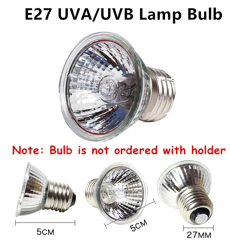 

New Aquarium Repitle UVA+UVB 3.0 Heating Lamp Holder E27 Lamp Head Clip-on Light Holder For Turtle Lizard Frog 2 Style Switch