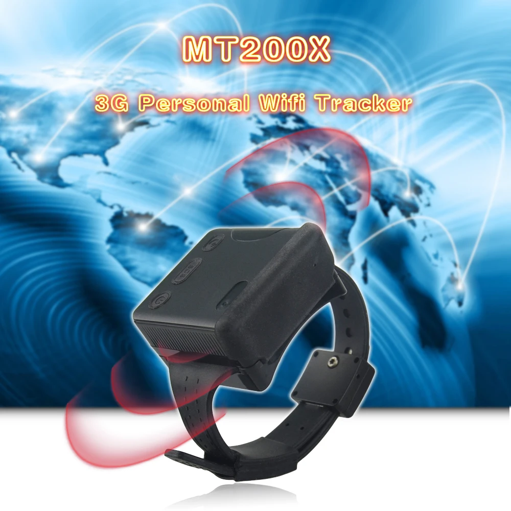 MT200X/MT-200X 3g WCDMA gps трекер для заключенного/обидчика gps трекер локатор Смарт часы водонепроницаемый отслеживание в реальном времени 1800 мАч