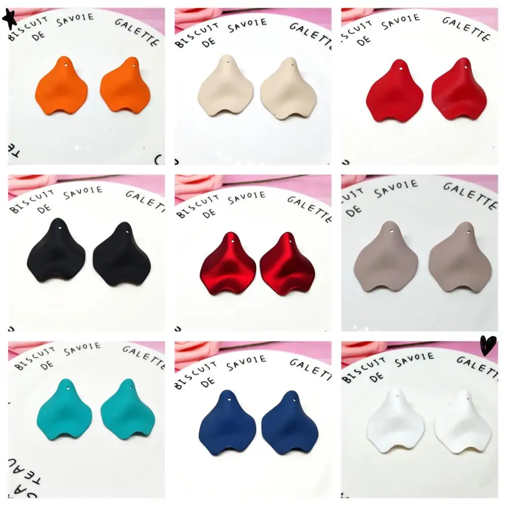 24 мм 4 шт.: Качественные смолы Роза лепестки Листья серьги небольшой кулон ручной