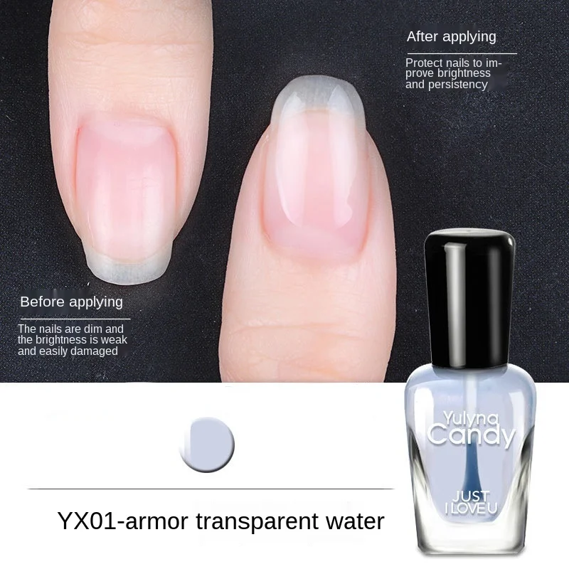 

Healthy Nail Polish Base Oil Transparent Peelable Nail Polish Long-lasting Sealing Layer Polish Nail Nutrition Shining Oil
