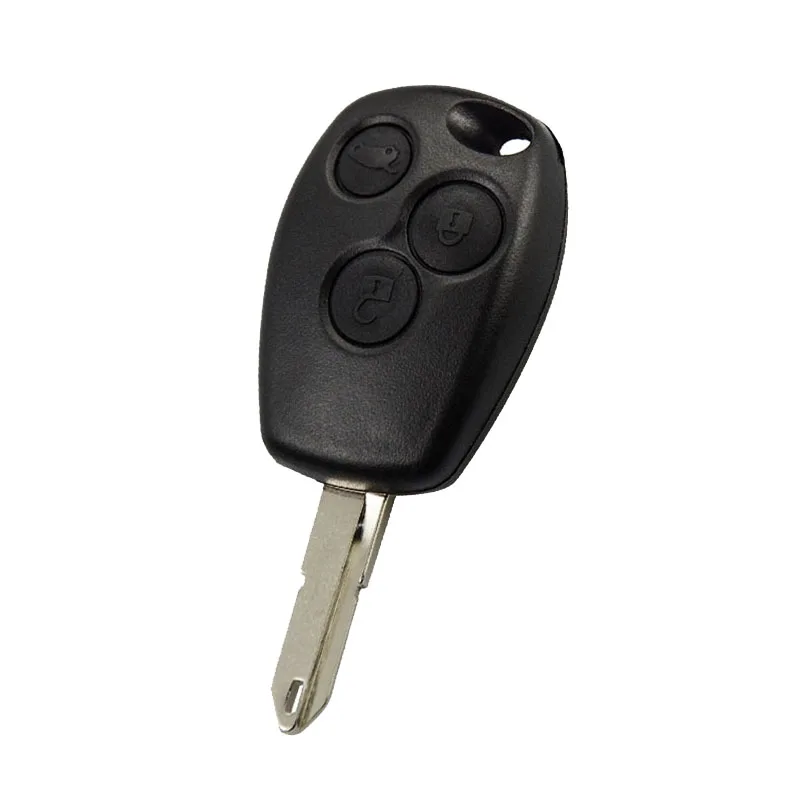 3C OkeyTech 2/3 Автомобильный ключ с кнопкой оболочки для Renault Duster Megane Clio Modus Espace Laguna Logan Sandero Fob чехол NE73 Blade - Цвет: 3C