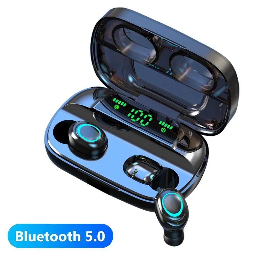 

Беспроводные наушники-вкладыши Mini TWS Bluetooth 5,0 с зарядным устройством и цифровым дисплеем