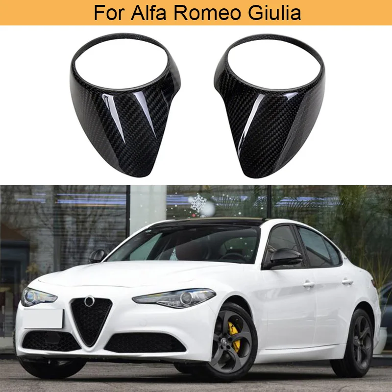 

Car Rear Seat Air Vent Cover Trim For Alfa Romeo Giulia 2017-2021 Interior Trims Stickers Covers Trims Accessories Carbon Fiber