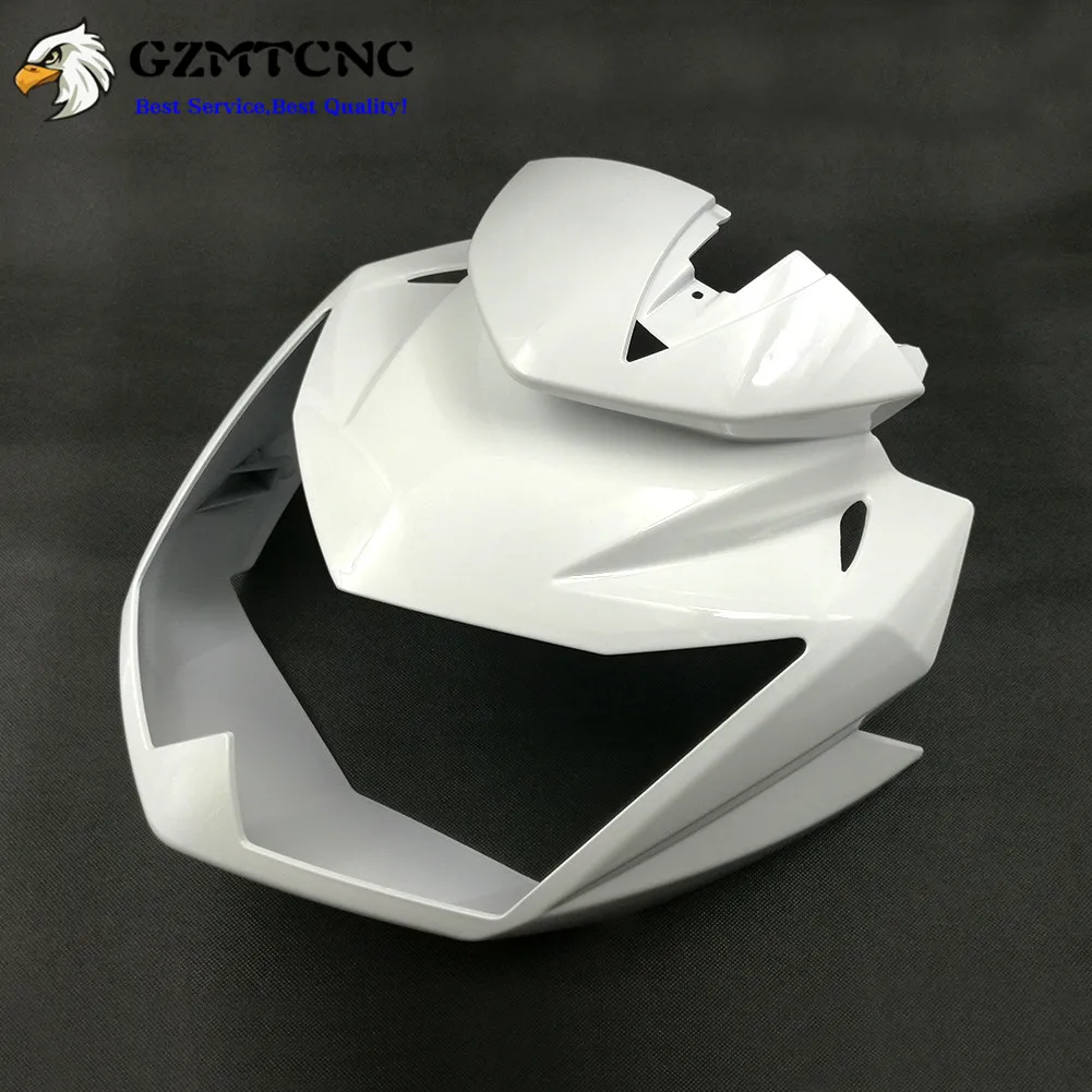 07-12 08 For kawasaki Z 750 Z-750 Motorcycle ABS Injection Fairings Upper Front Head Fairing Cowl Nose Z750 2007-2012 2011 | Автомобили и