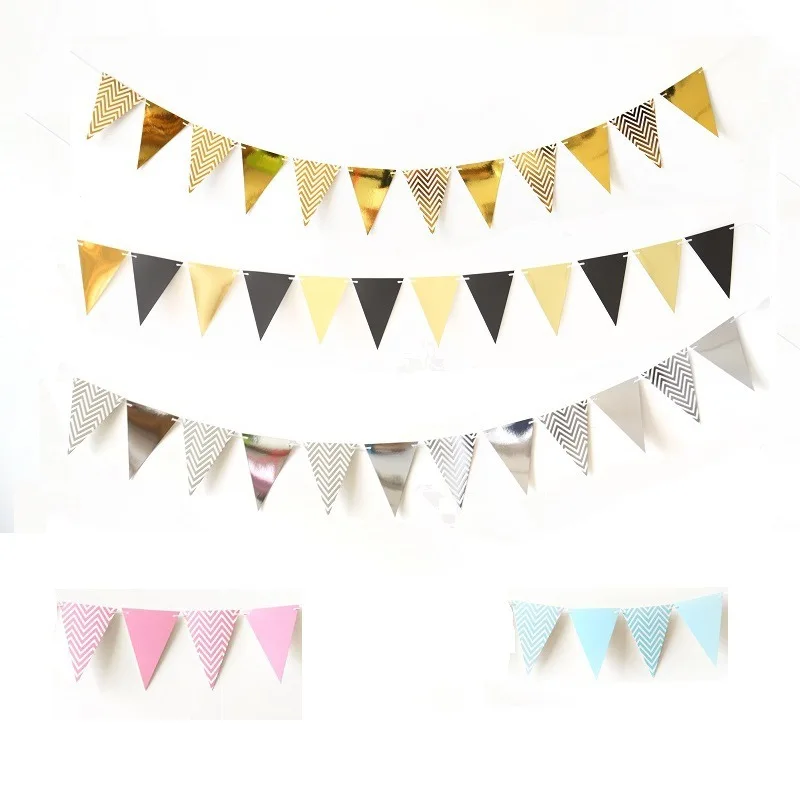 D. 1 Набор С Днем Рождения баннер для детей Бумага вечерние украшения Письмо шляпа