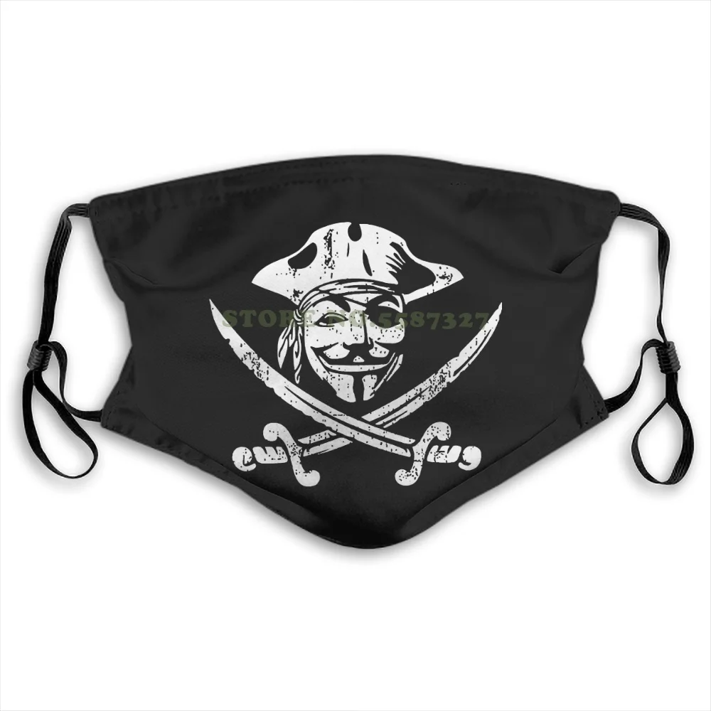 Маска для лица парень Фокс пиратский флаг анонимные взрослые модные смешные