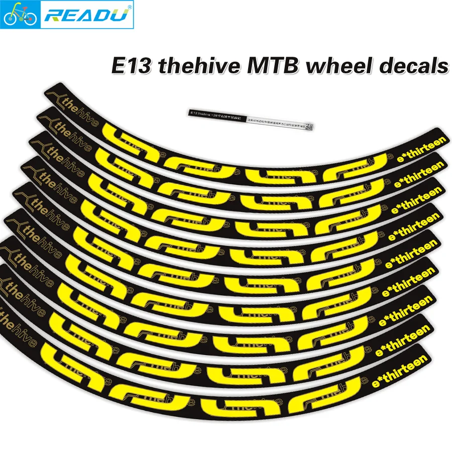 E13 thehive mtb обода наклейки E13 велосипед наклейки велосипед колеса наклейки MTB наклейки для обода велосипед наклейки mtb для двух колес наклейки