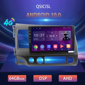4G Android 10 Car Radio DVD GPS for For Honda Civic 2006-2011 Car
multimedia 4G Modem 4G LTE with DSP steering wheel control