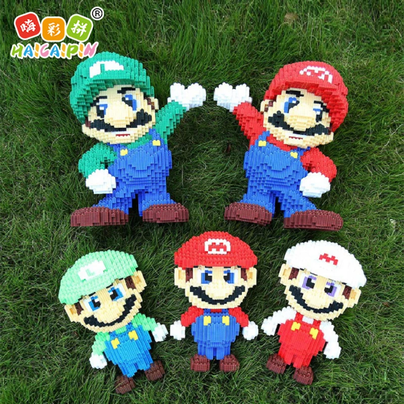 

4580pcs Classic Cartoon Game Character 3D Model Building Blocks DIY Game Action Doll Assembled Building Blocks Children's Toys