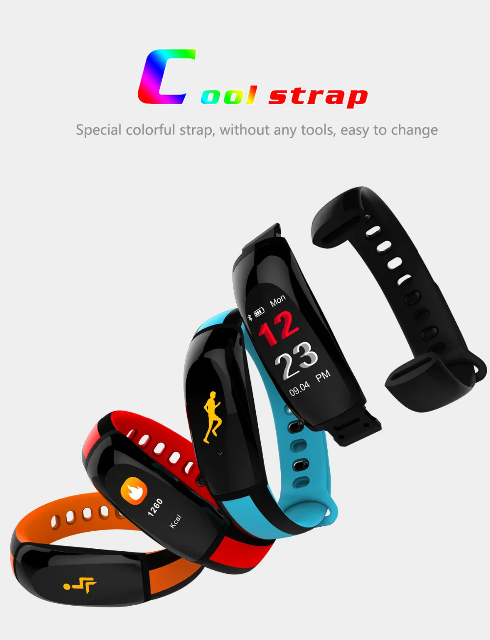 U8 Plus Смарт часы браслет кровяное давление мониторинг сердечного ритма