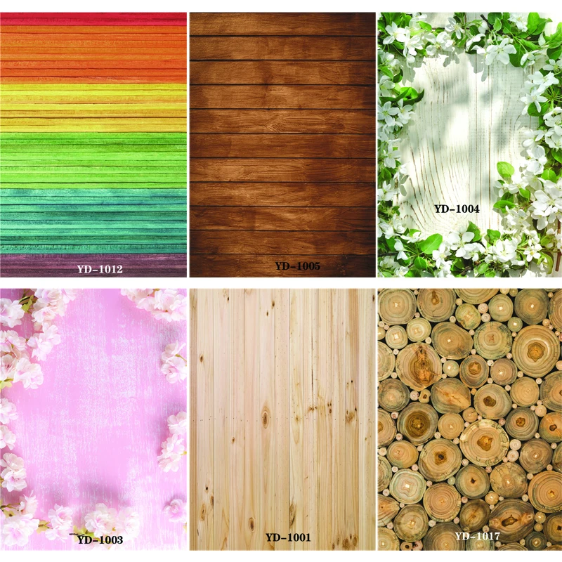 

Vinyl Custom Photography Backdrops Prop Wooden Planks Theme Photography Background #0072