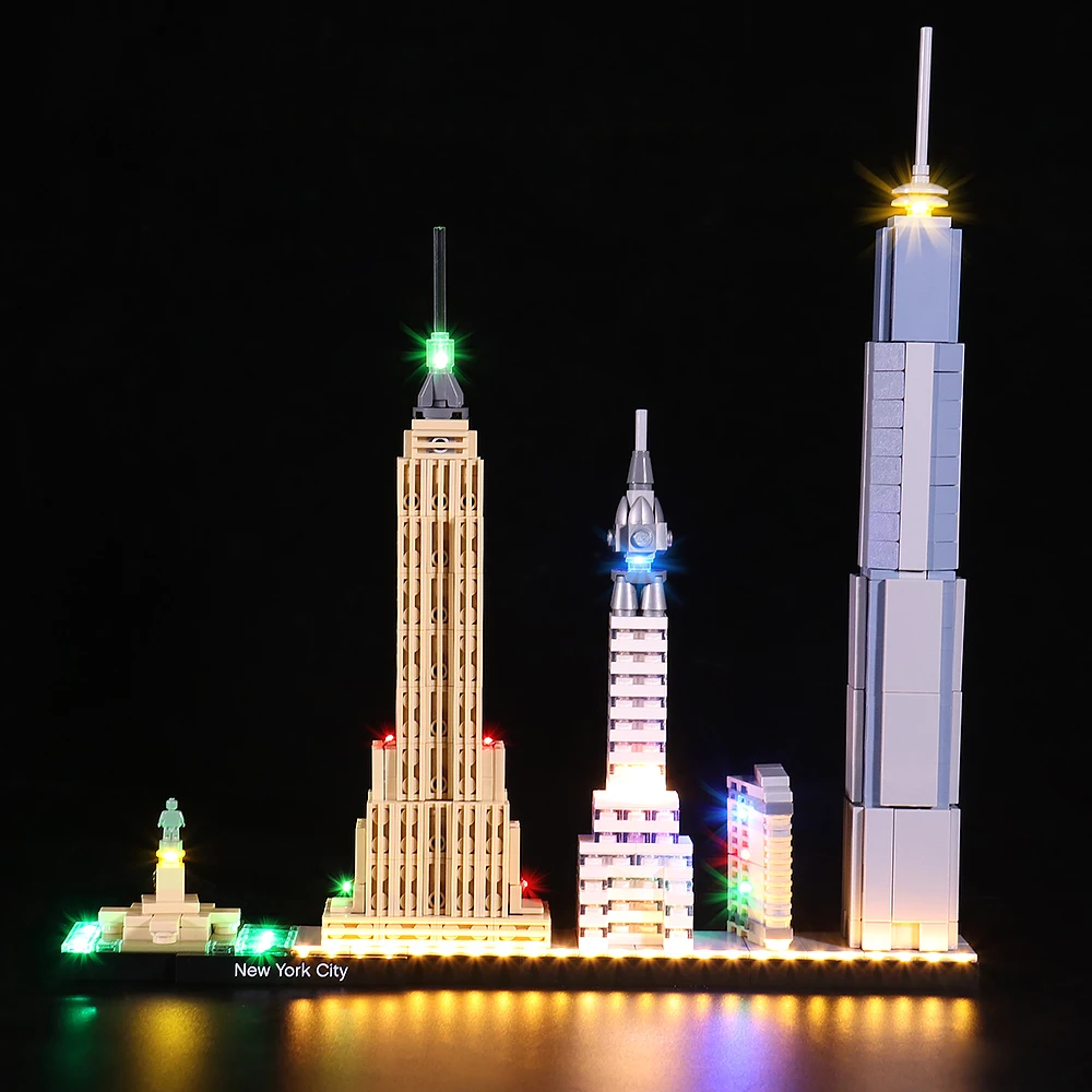 

Led Light Kit for 21028 Skyline New York City Building Blocks Classic decor bricks Only Lighting No Model