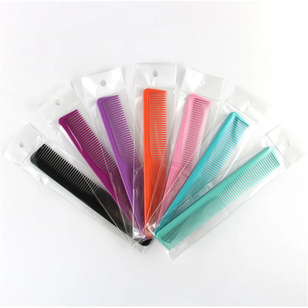 

1pc Anti-static Hair Brushes Mini Double Side Combs Beard Comb Shower Massage Comb Profession Hairdressing Salon Styling Tools
