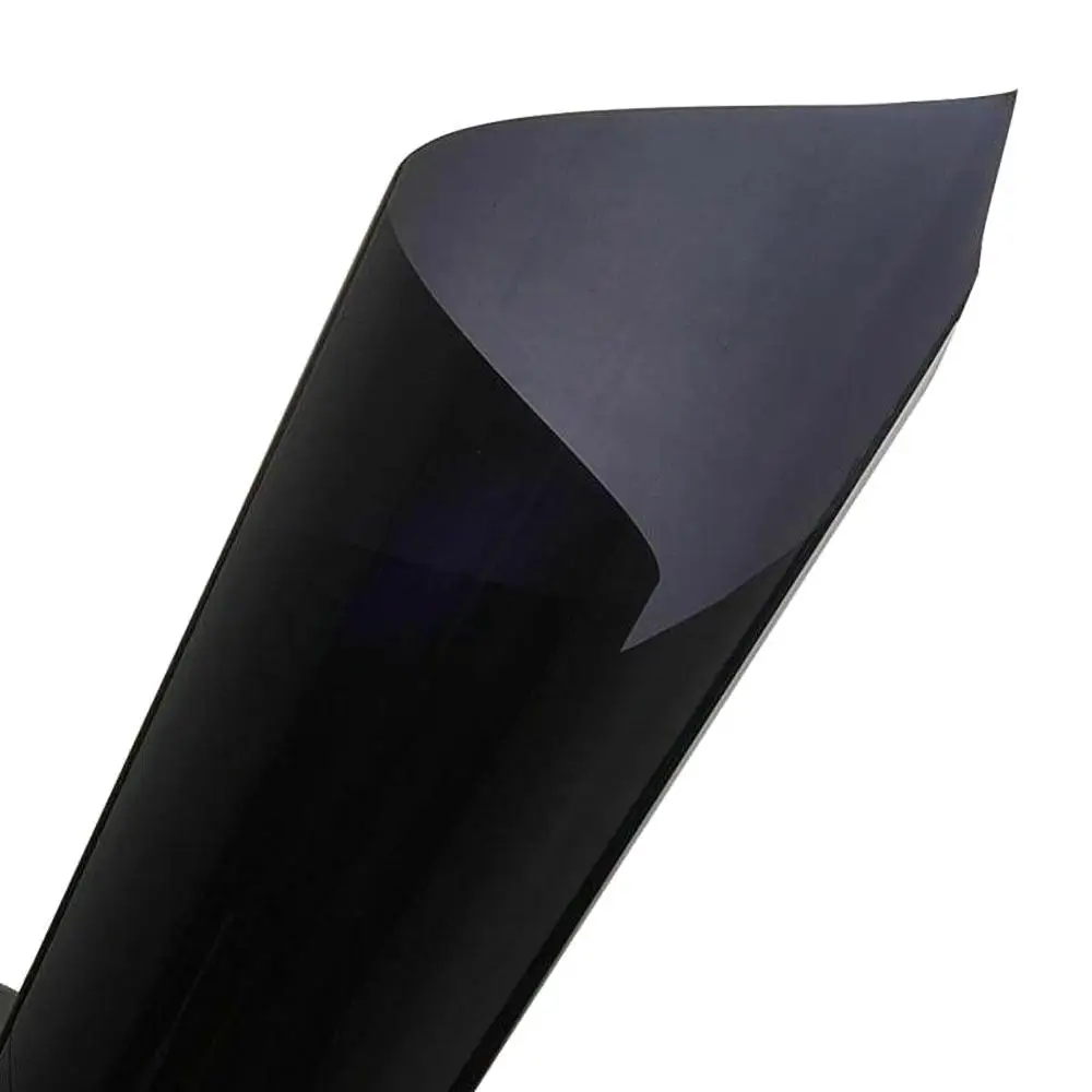 100x50cm VLT 5% Black Car Window Glass Building Tinting Film Auto Roll Side Solar UV Protection Sticker Curtain Scraper | Автомобили и