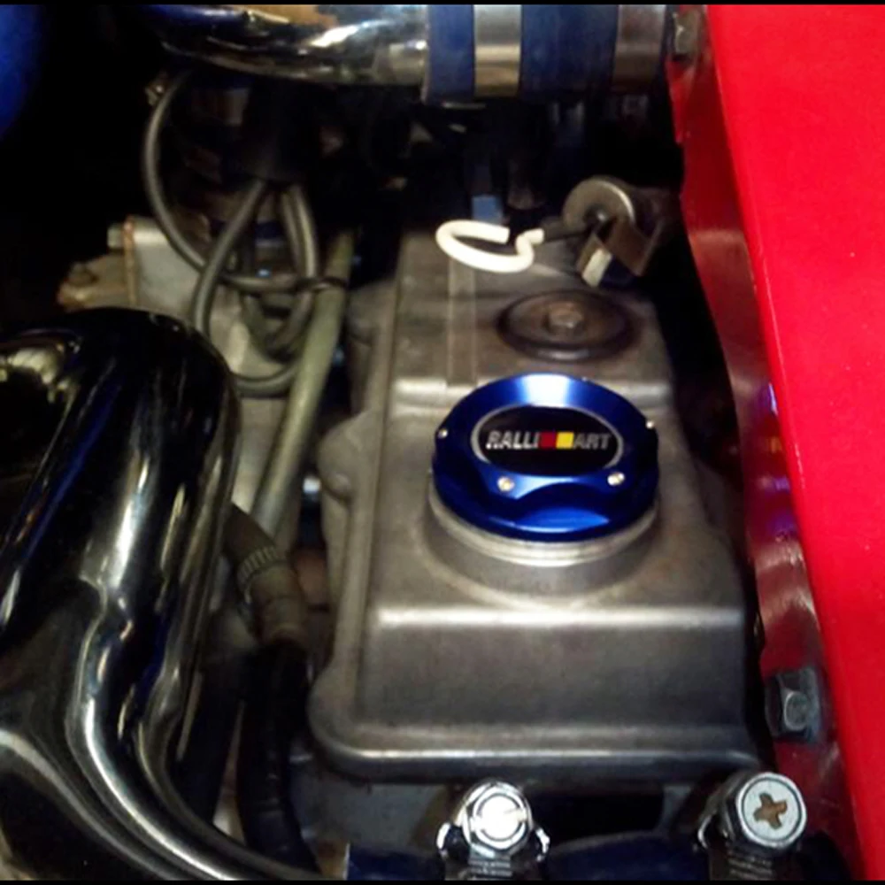 Гоночный масляный колпачок Ralliart для двигателя топливный наполнитель крышка