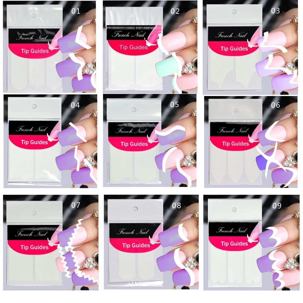 5 шт./10 шт. полые наклейки для дизайна ногтей|Стикеры и наклейки| |