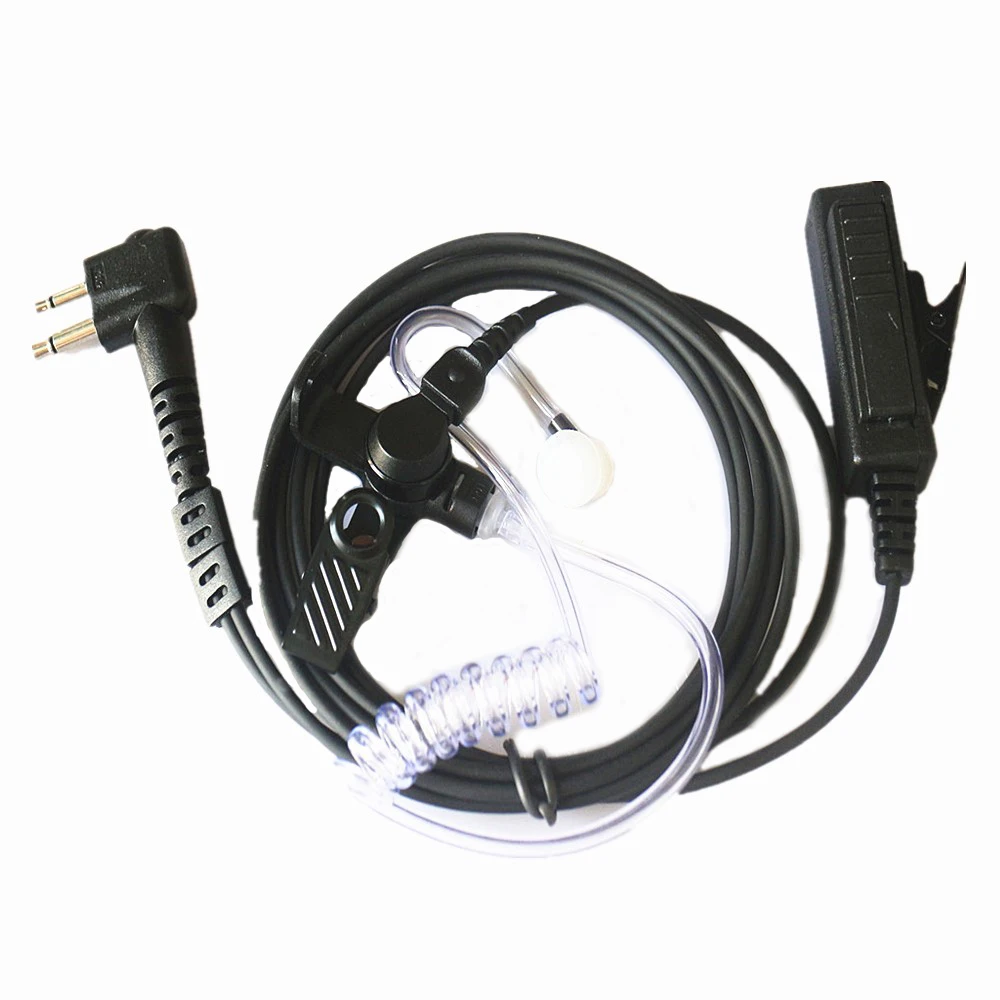 10pc Earpiece Headset Acoustic Mic PTT For Motorola Radio XTN XV Series: XTN446 XTN500 XTN600 XV1100 XV2100 XV2600 XV4100 |