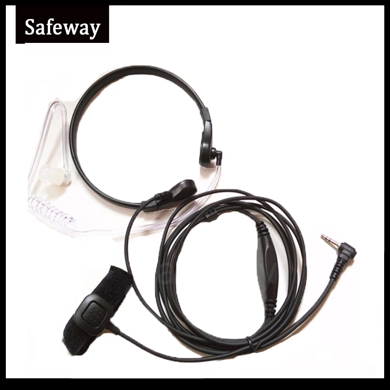 Горловой микрофон с воздушной трубкой гарнитура вибрацией для двухсторонней