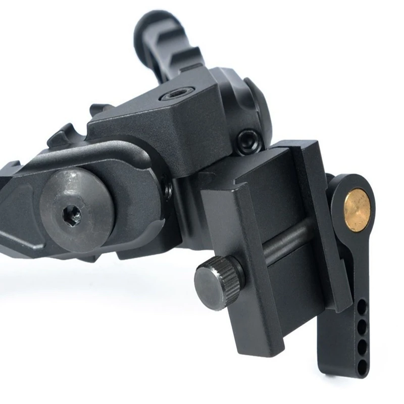 

Tactical Bipod Quick Detach Fits 20mm Rail Bolt Action Bipods BR Black