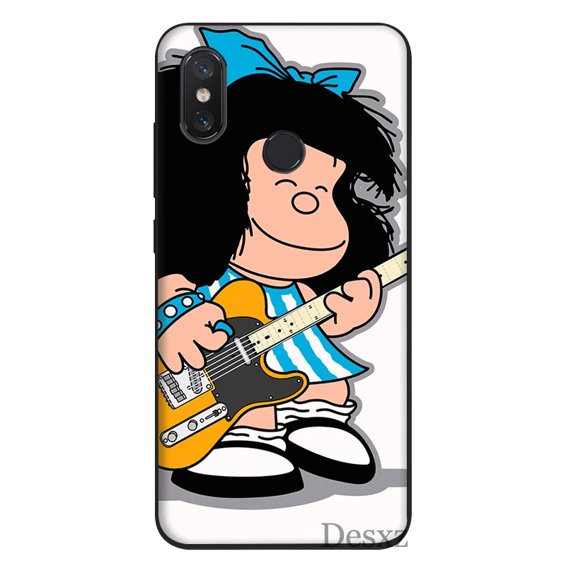 Чехол для мобильного телефона из ТПУ Xiaomi Redmi Note 4 4X5 6 7 Pro 5A чехол Mafalda DIY красивый |