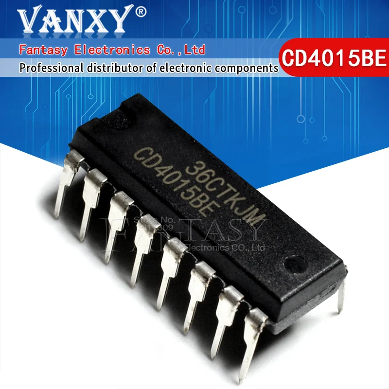 

100 шт. CD4015BE DIP16 CD4015 DIP 4015BE DIP-16 Новый и оригинальный IC