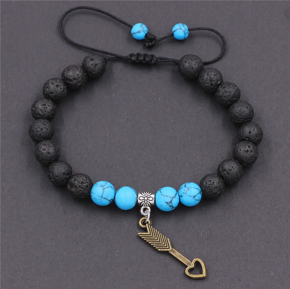 Браслет DGW с натуральным камнем для мужчин и женщин классический браслет