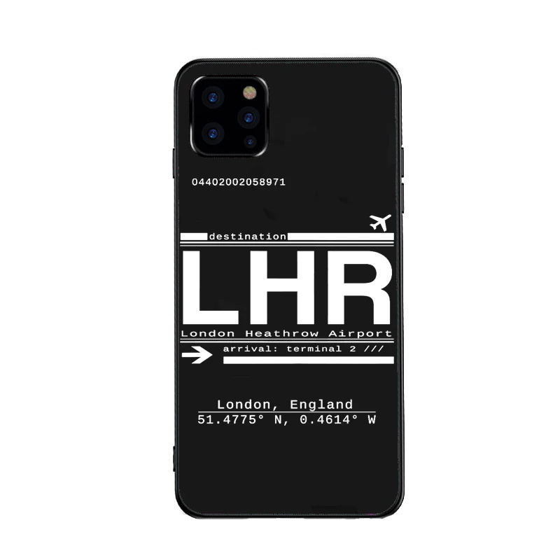 SYD Dubai International Airport Call Letters soft TPU case For iPhone11 Pro MAX 6 7 8Plus SE 5 5S 6S X XS XR back cover | Мобильные