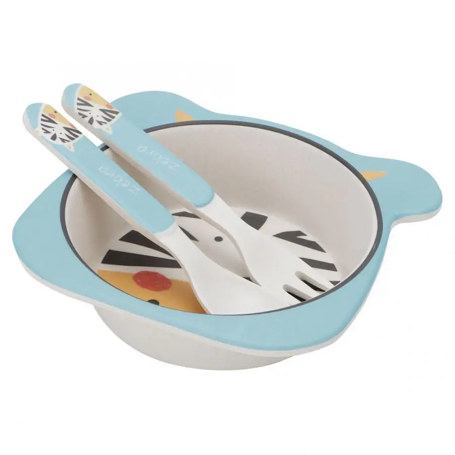 3 шт./лот детская милая столовая чаша из бамбукового волокна набор детской посуды