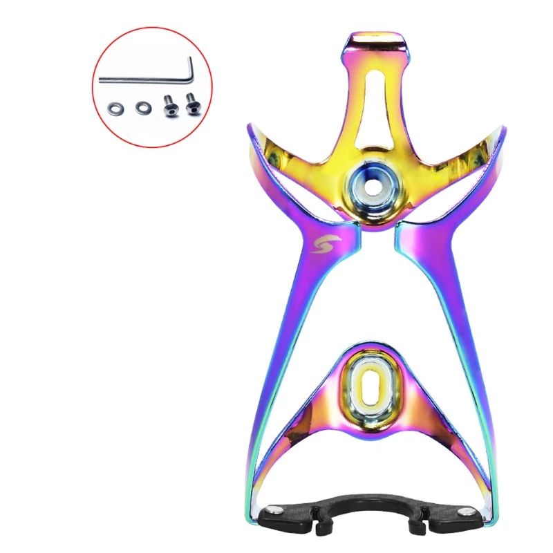 

Aluminum Alloy Water Bottle Holder Colorful Bicycle Water Cage Water Bottle Holder Cages Brackets, Easy to Install