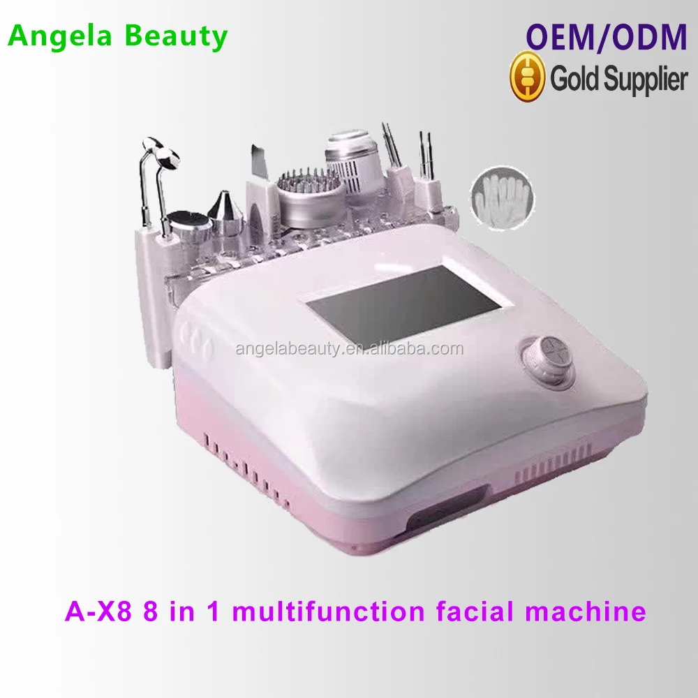 

A-X8 2018 new arrivals facial skin care machine 8 in 1 salon beauty equipment