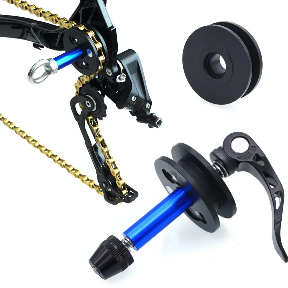 

Bike Chain Holder Bicycle Dummy Hub Rear Dropout Chain Holder Guide Protect Compatible With Derailleurs Quick Release Thru Axle