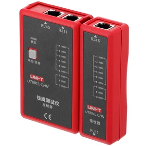 UNI-T UT681L Cable Tester Tracker Auto Network LED Tester Ethernet
Telephone Repair Tool Telephone Network Cable Tester Tracker