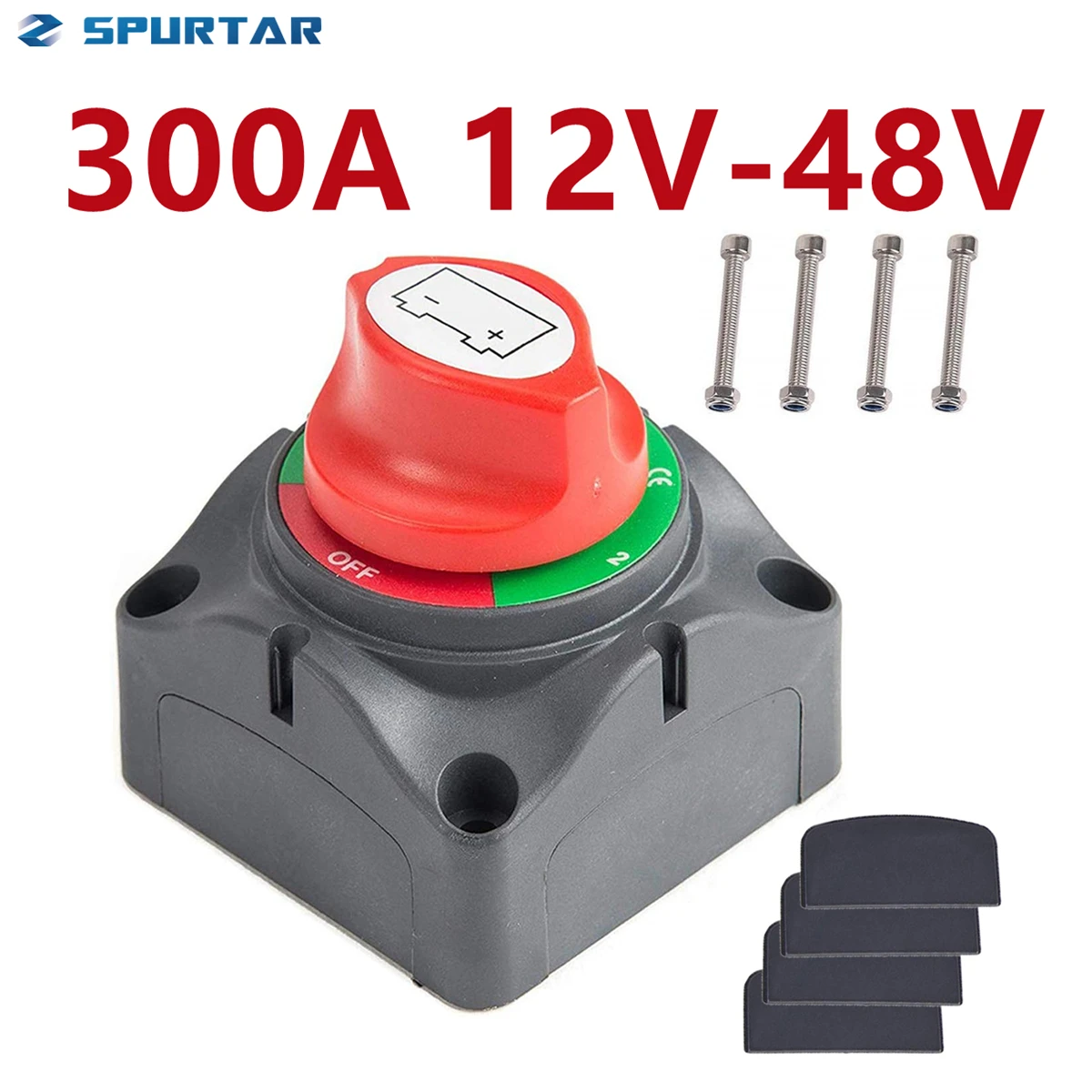 

Автоматический переключатель отключения аккумулятора 12 В, 24 В, 200 А, 300 А, переключатель массы с двумя аккумуляторами, 3-позиционный выключате...