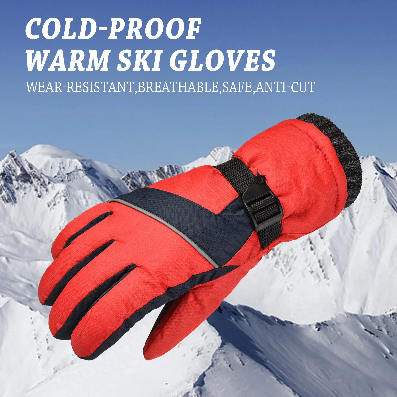 Новинка 2021 лыжные перчатки зимние мужские и женские теплые матовые для женщин