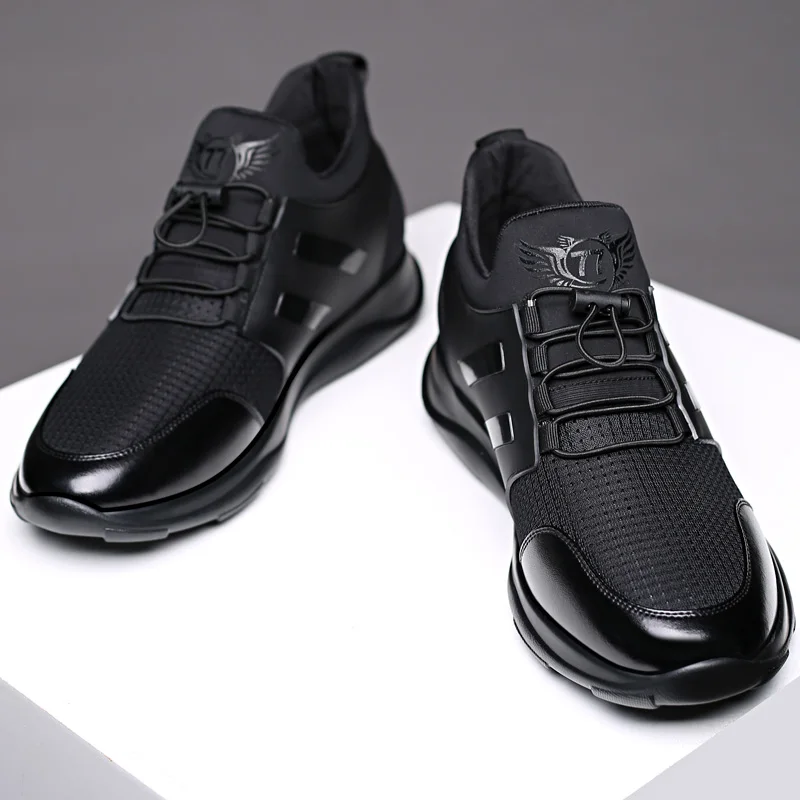

High Quality Stealth Heighten Sneakers Men Fashion Breathable Comfortable Sports Casual Shoes Male Slow Shock Walking Shoes