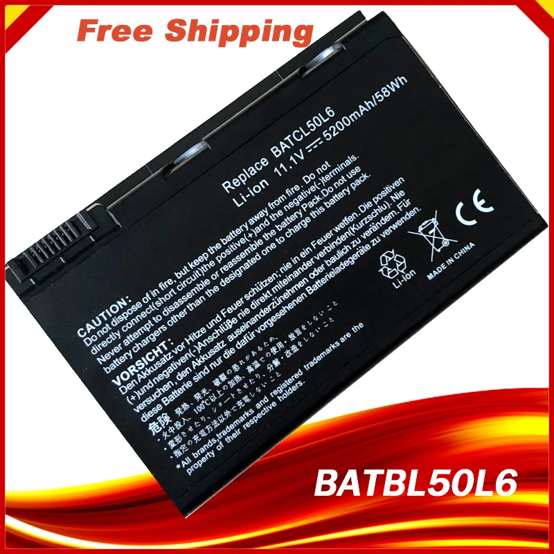 Laptop Battery For Acer Aspire BATBL50L6 3100 Series 3102 5100.5102 3650.3690 5110 5630 5650 Batteria | Компьютеры и офис