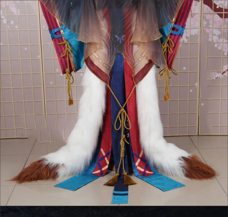Индивидуальный размер SSR Onmyoji tamamo no Mae Косплей Костюм первое unawaken кимоно платье wafuku Униформа костюмы для Хэллоуина аниме одежда
