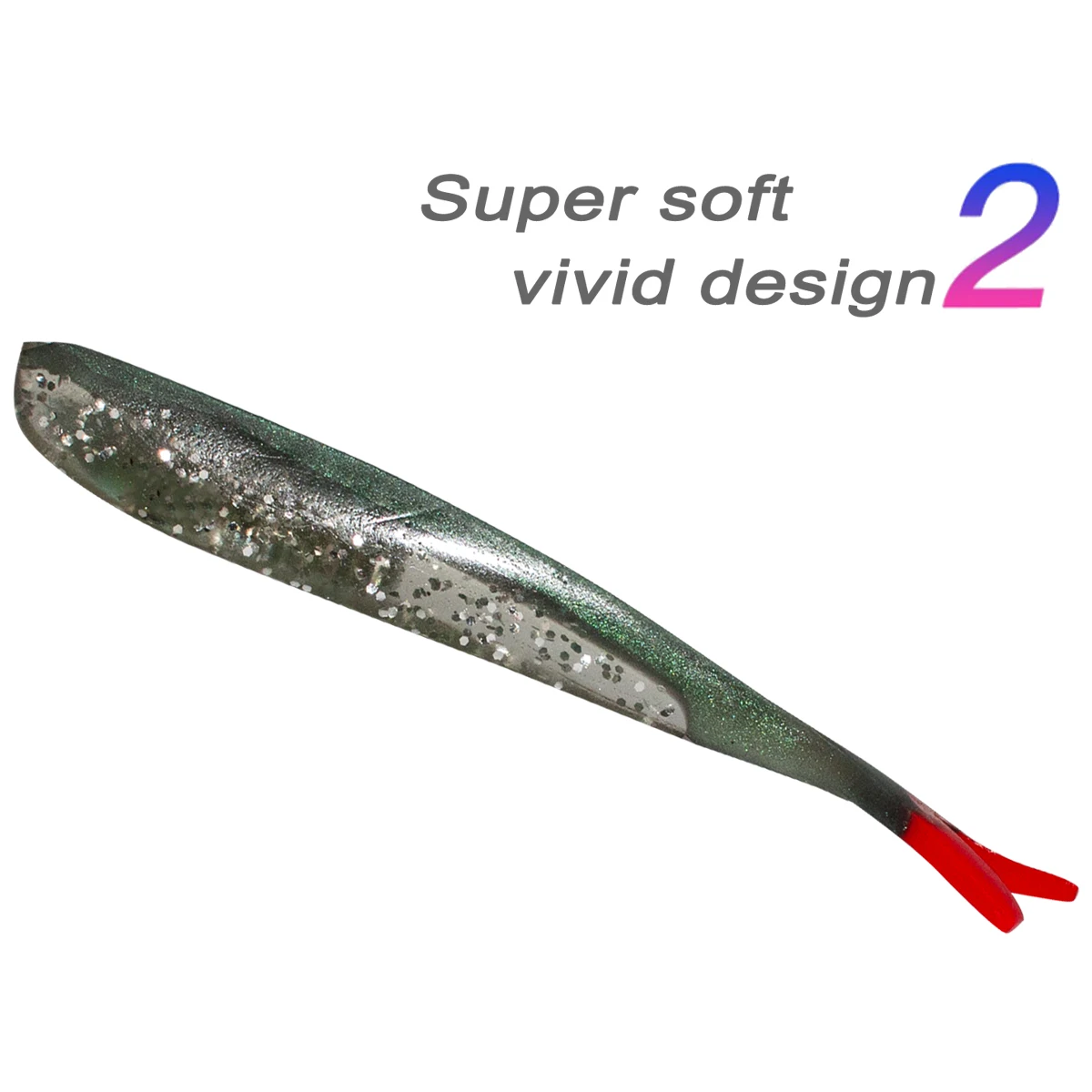 Микро мягкие приманки для ловли рыбы 63 см 1 1g 10 шт. 5 цветов кремний Swimbait Мягкая