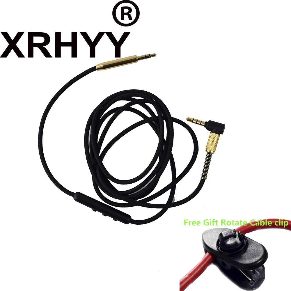 Сменный кабель XRHYY с микрофоном для наушников Bang &amp Olufsen B O H7 H8 H6 H9 Denon MM400 MSR7 SR5 studio2.0