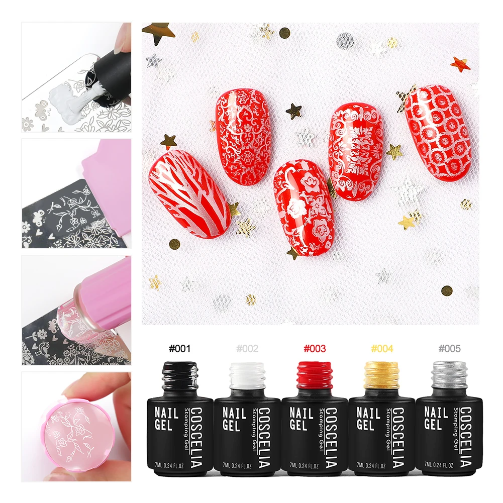 COSCLEIA 20 шт набор гель лаков для ногтей с 36 Вт УФ светодиодный светильник XSoak Off