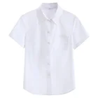Женская блузка с карманом, Готическая белая блузка с коротким рукавом в стиле лолита размера плюс