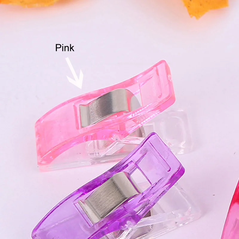 50 шт. высококачественные разноцветные Лоскутные шитья пластиковые клипсы для